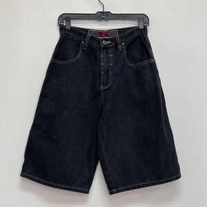B One Soul Boys Denim Jeans Shorts Large 16 18 Patch